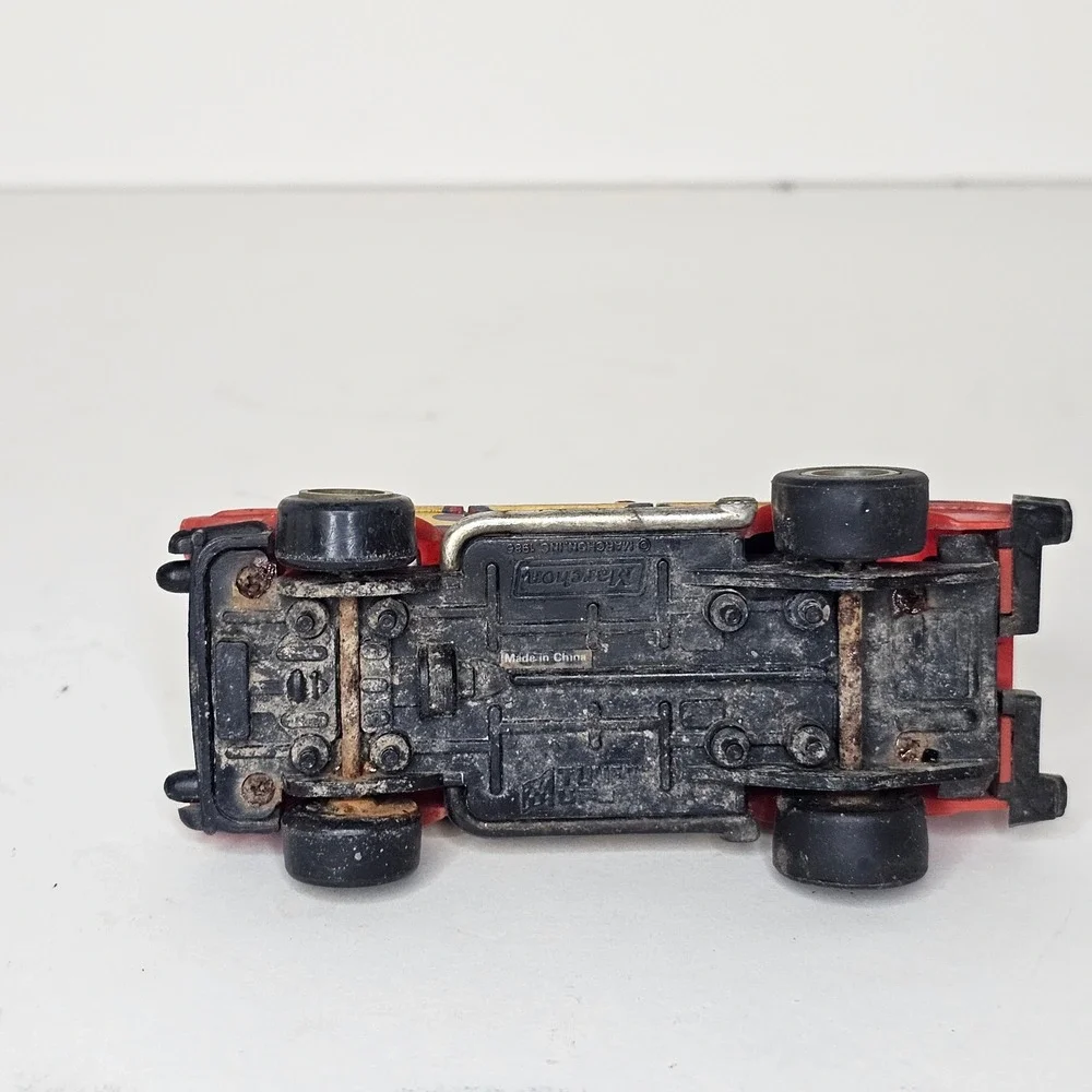 Marchon Road Busters 1957 Chevy Bel Air Slot Car Red Flame Hot Rod 1988 Vintage